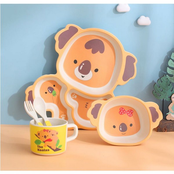 Продукт RTOYS Bamboo fibre, Animals - Детски сервиз за хранене, 5 части - 0 - BG Hlapeta