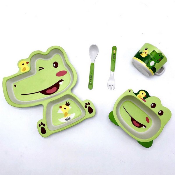 Продукт RTOYS Bamboo fibre, Animals - Детски сервиз за хранене, 5 части - 0 - BG Hlapeta