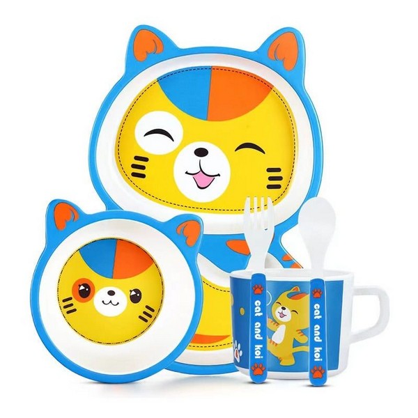 Продукт RTOYS Bamboo fibre, Animals - Детски сервиз за хранене, 5 части - 0 - BG Hlapeta