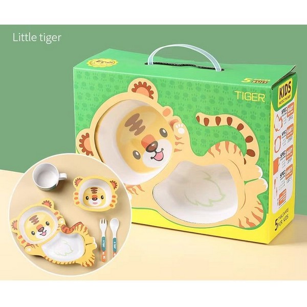 Продукт RTOYS Bamboo fibre, Animals - Детски сервиз за хранене, 5 части - 0 - BG Hlapeta