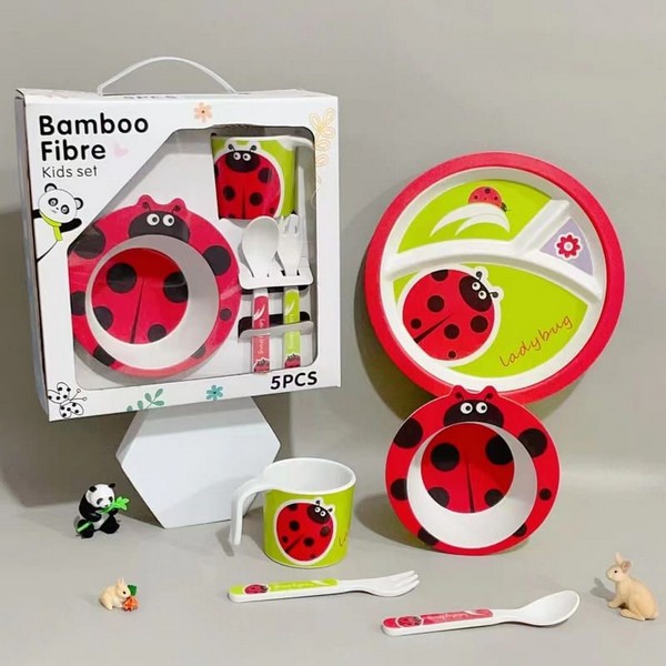 Продукт RTOYS Животни - Детски сервиз за хранене, 5 части - 0 - BG Hlapeta