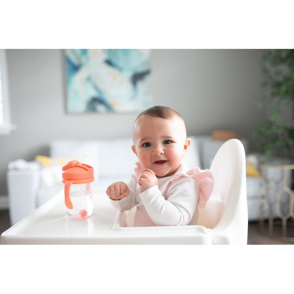 Продукт Dr.Brown's Milestones Baby’s First Straw Cup - Чаша с гъвкава сламка с тежест 270 мл. - 0 - BG Hlapeta