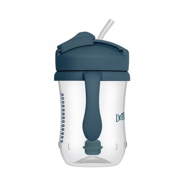 Продукт Dr.Brown's Milestones Baby’s First Straw Cup - Чаша с гъвкава сламка с тежест 270 мл. - 0 - BG Hlapeta