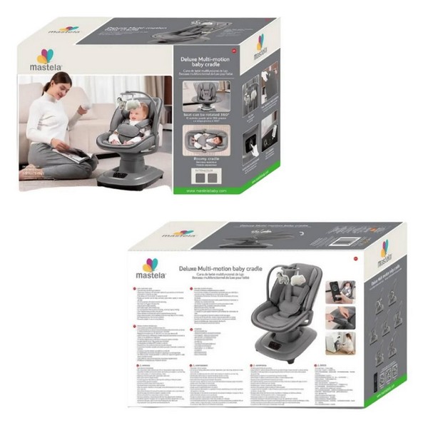 Продукт Умна електрическа бебешка люлка с Bluetooth и дистанционно управление - 0 - BG Hlapeta