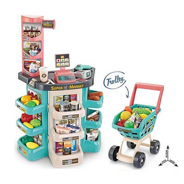 Продукт Home Supermarke - Детски комплект Супермаркет, 47 части - 0 - BG Hlapeta