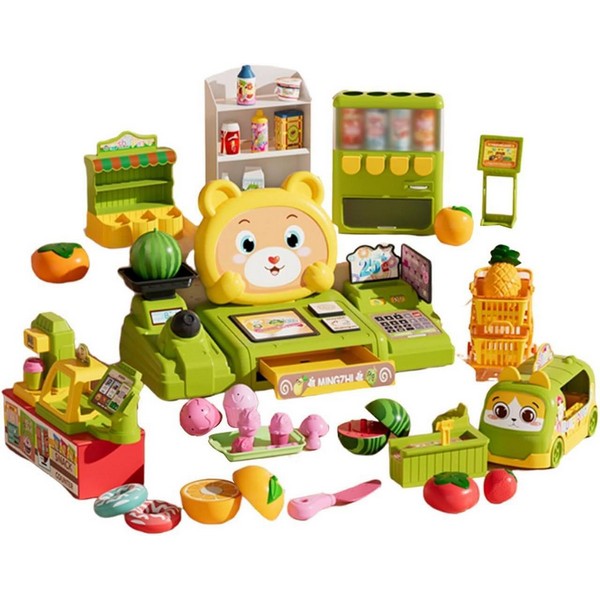 Продукт Cash Register - Детска каса за игра, 49 части - 0 - BG Hlapeta