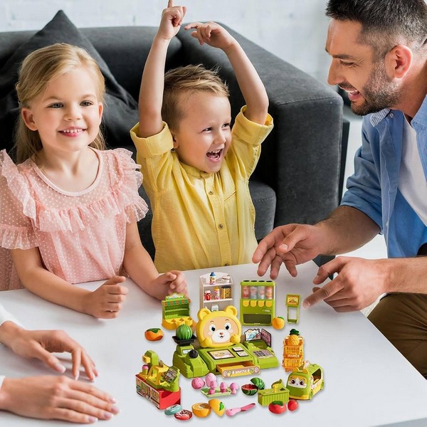 Продукт Cash Register - Детска каса за игра, 49 части - 0 - BG Hlapeta