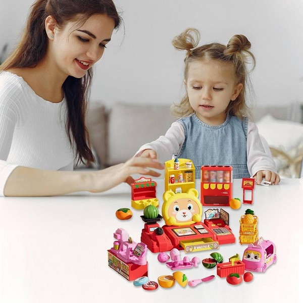 Продукт Cash Register - Детска каса за игра, 49 части - 0 - BG Hlapeta