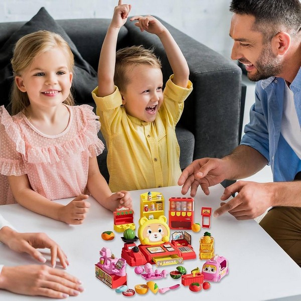 Продукт Cash Register - Детска каса за игра, 49 части - 0 - BG Hlapeta