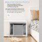 GINGER HOME - Монтесори Детска маса и Столче, Дървен Комплект 3 в 1, бяло и сиво Продукт GINGER HOME - Монтесори Детска маса и Столче, Дървен Комплект 3 в 1, бяло и сиво - 3 - BG Hlapeta