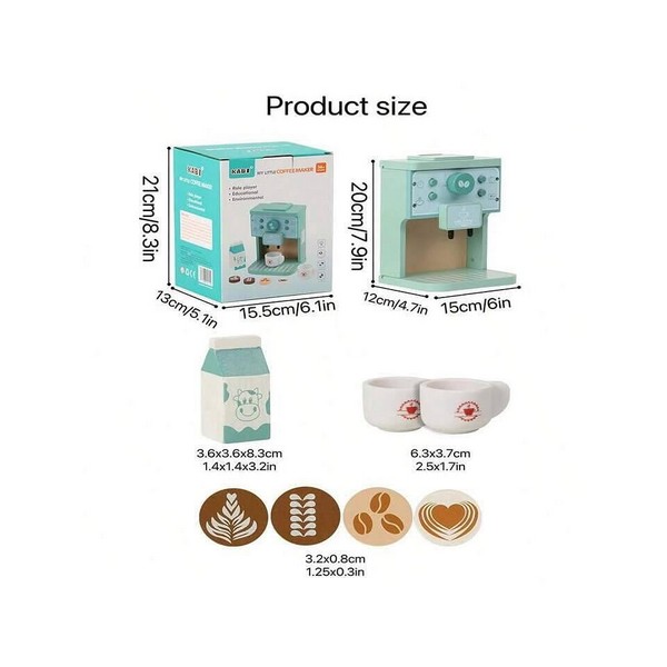 Продукт KABI My Little Coffee Maker - Детска дървена кафе машина - 0 - BG Hlapeta