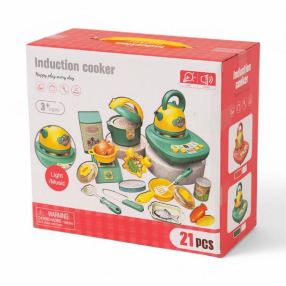 Детски готварски комплект – Индукционна печка с аксесоари, 21 части Детски готварски комплект – Индукционна печка с аксесоари, 21 части