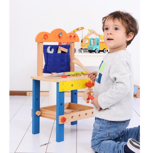 Продукт Lelin toys - Детска дървена работилница с инструменти - 0 - BG Hlapeta