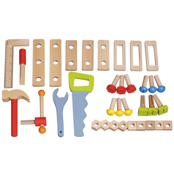 Продукт Lelin toys - Детска дървена работилница с инструменти - 0 - BG Hlapeta