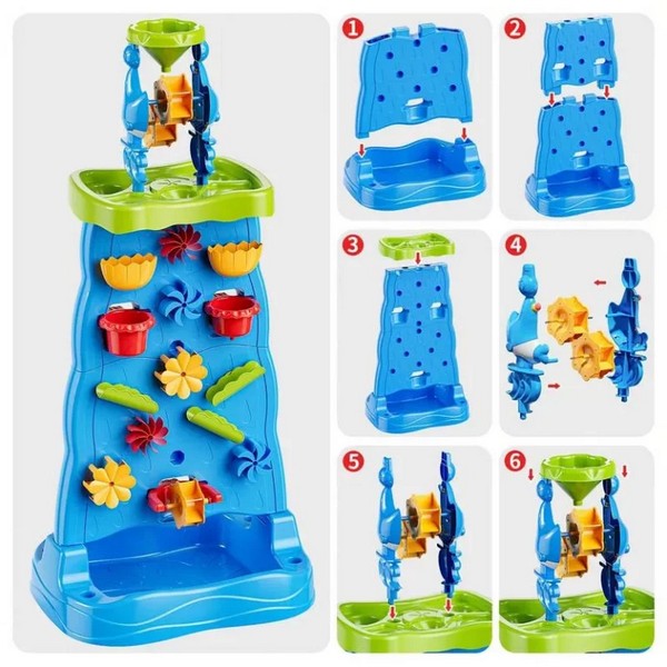 Продукт Jolly Toy - Водопад и водна стена за игра с пясъчни играчки 2в1  - 0 - BG Hlapeta