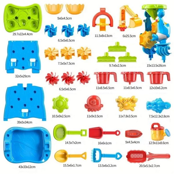 Продукт Jolly Toy - Водопад и водна стена за игра с пясъчни играчки 2в1  - 0 - BG Hlapeta