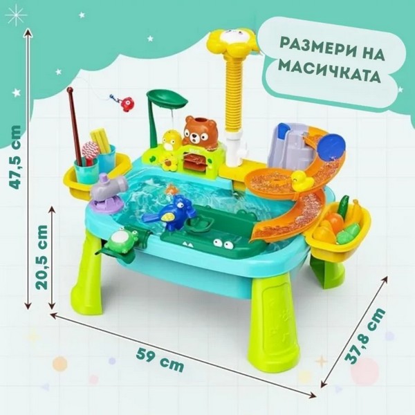Продукт Jolly Toy - Детска водна маса за игра с аксесоари и риболов - 0 - BG Hlapeta