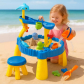 Jolly Toy - Масичка за пясък и вода с делфин и водни въртележки Продукт Jolly Toy - Масичка за пясък и вода с делфин и водни въртележки - 3 - BG Hlapeta