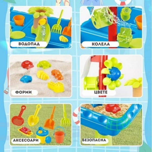 Jolly Toy - Водна масичка с аксесоари и столче Продукт Jolly Toy - Водна масичка с аксесоари и столче - 0 - BG Hlapeta