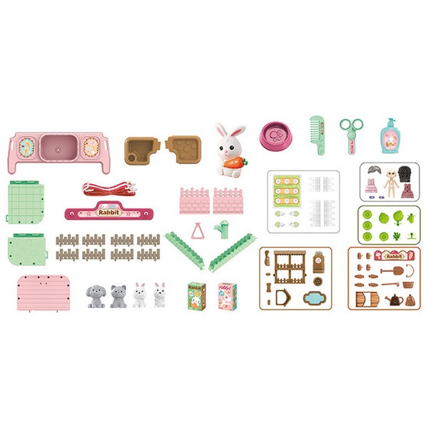 Продукт Jolly Toy - Детски ветеринарен комплект и къщичка за животни в куфарче - 0 - BG Hlapeta