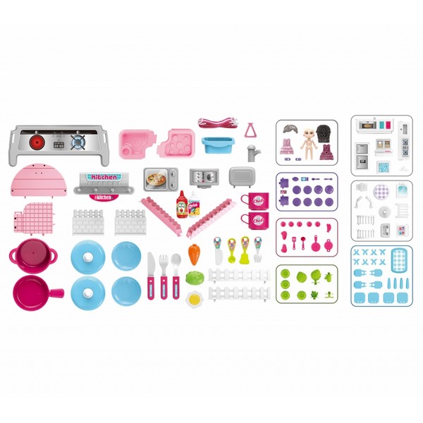Продукт Jolly Toy - Преносима къща за кукли и кухня в раница - 0 - BG Hlapeta