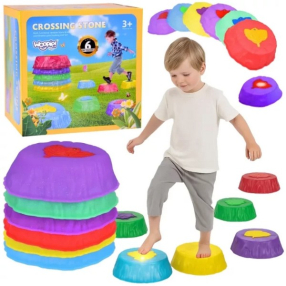 Jolly Toy - Светещи сензорни камъни за баланс и игра