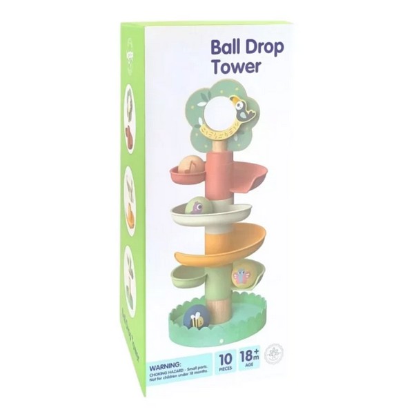 Продукт Jolly Toy Тукан - Сензорна дървена кула с топчета - 0 - BG Hlapeta