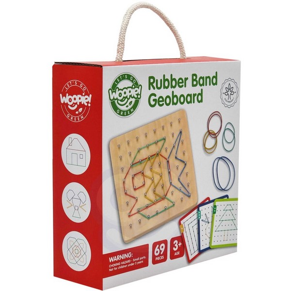 Продукт Jolly Toy Гео борд с ластици и примерни карти - Образователна игра - 0 - BG Hlapeta