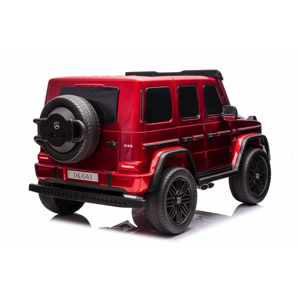 Продукт Акумулаторен джип Mercedes G63 4x4 24V с меки гуми и кожена седалка - 0 - BG Hlapeta