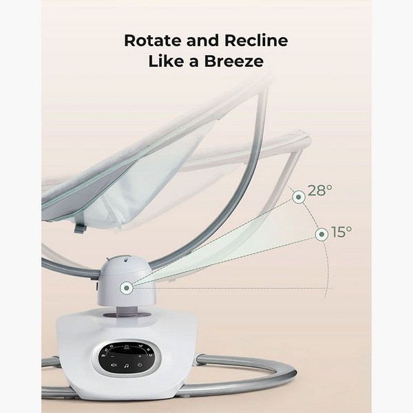 Продукт Momcozy CocoSway, 3D-Motion - Бебешка люлка, с музика, с дистанционно управление - 0 - BG Hlapeta