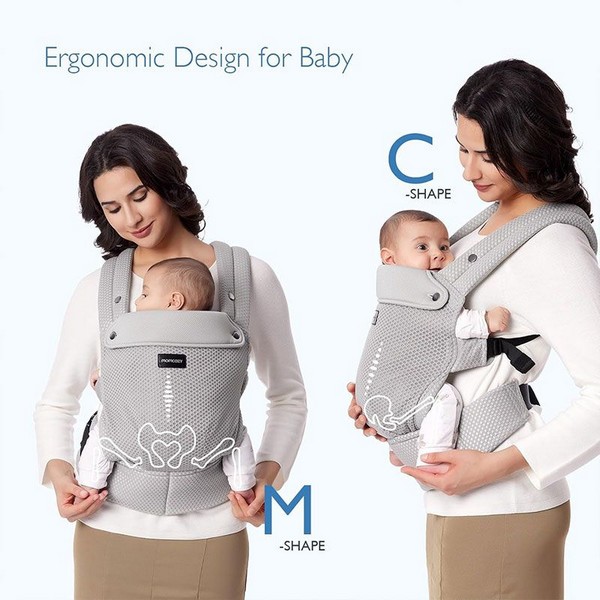 Продукт Momcozy Air Mesh - Ергономична раница, 3 - 24 месеца - 0 - BG Hlapeta