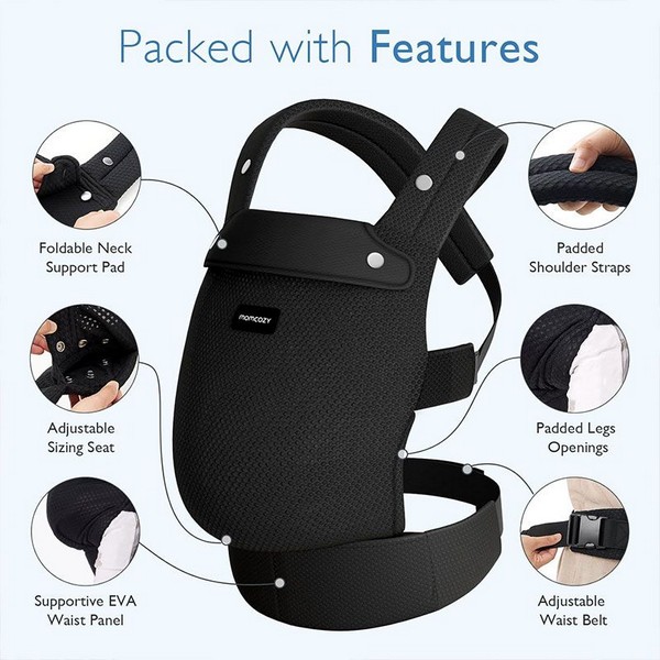 Продукт Momcozy Air Mesh - Ергономична раница, 3 - 24 месеца - 0 - BG Hlapeta