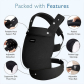 Momcozy Air Mesh - Ергономична раница, 3 - 24 месеца Продукт Momcozy Air Mesh - Ергономична раница, 3 - 24 месеца - 4 - BG Hlapeta
