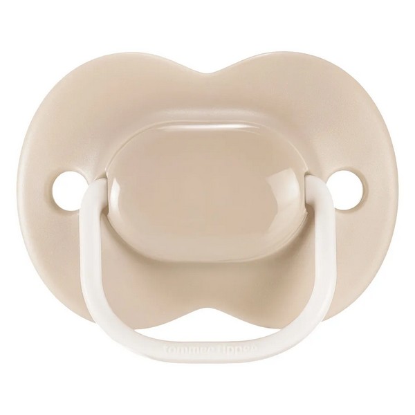 Продукт Tommee Tippee ANY TIME - Комплект от 2 бр. ортодонтични залъгалки със симетричен силиконов биберон, 0-6м, в кутия за стерилизиране - 0 - BG Hlapeta