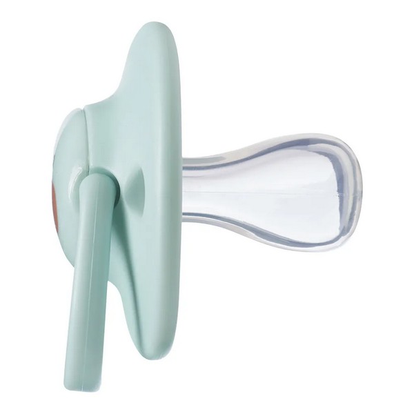 Продукт Tommee Tippee ANY TIME - Комплект от 2 бр. ортодонтични залъгалки със симетричен силиконов биберон, 0-6м, в кутия за стерилизиране - 0 - BG Hlapeta