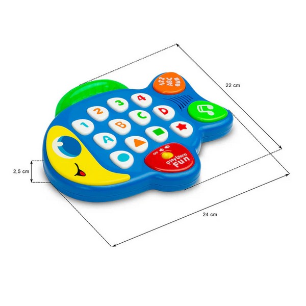Продукт Caretero Toyz Музикална Рибка - Образователна Играчка - 0 - BG Hlapeta