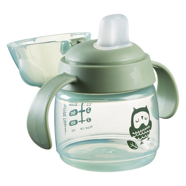 Продукт Tommee Tippee Soft Spout - Неразливаща се чаша с мек накрайник с антибактериална технология BACSHIELD, с дръжки, 150 мл, 4м+ - 0 - BG Hlapeta