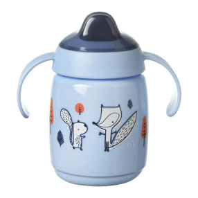 Tommee Tippee SuperStar Trainer Sippee Cup - Тренировъчна неразливаща се чаша с мек накрайник и с дръжки, с антибактериално покритие Bacshield, 300 мл, 6м+ Tommee Tippee SuperStar Trainer Sippee Cup - Тренировъчна неразливаща се чаша с мек накрайник и с дръжки, с антибактериално покритие Bacshield, 300 мл, 6м+