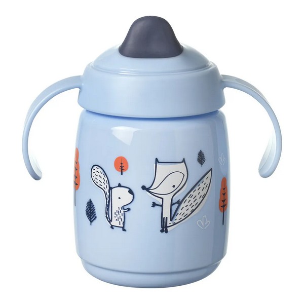 Продукт Tommee Tippee SuperStar Trainer Sippee Cup - Тренировъчна неразливаща се чаша с мек накрайник и с дръжки, с антибактериално покритие Bacshield, 300 мл, 6м+ - 0 - BG Hlapeta