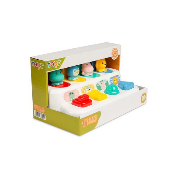 Caretero Toyz Клавиатура с животни - Образователна играчка Продукт Caretero Toyz Клавиатура с животни - Образователна играчка - 0 - BG Hlapeta