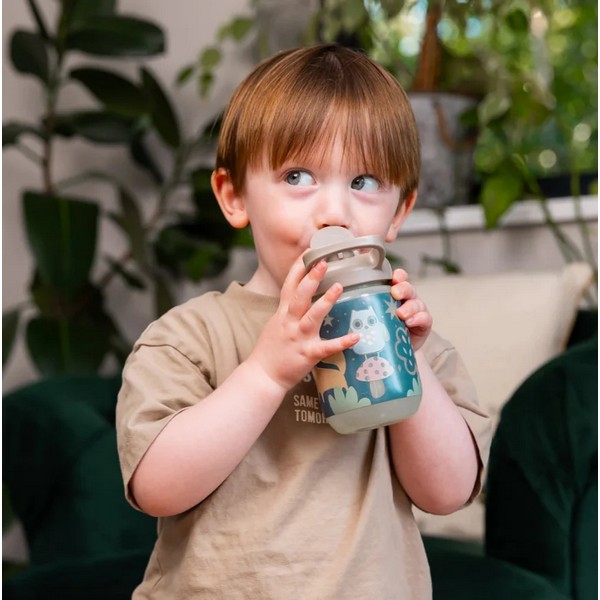 Продукт Vital Baby EarthSmart - Неразливаща се чаша със сламка 350 мл светеща в тъмното - 0 - BG Hlapeta