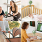 Momcozy - Преносим вентилатор за бебешка количка, кошара и стол за кола Продукт Momcozy - Преносим вентилатор за бебешка количка, кошара и стол за кола - 4 - BG Hlapeta