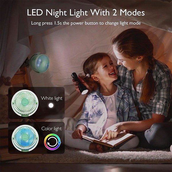 Продукт Momcozy - Преносим вентилатор за бебешка количка, кошара и стол за кола - 0 - BG Hlapeta