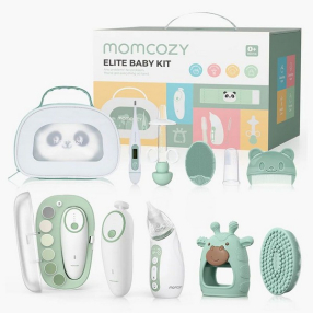 Momcozy All-in-1 Elite Baby Kit - Хигиенен комплект за бебе, 13 части