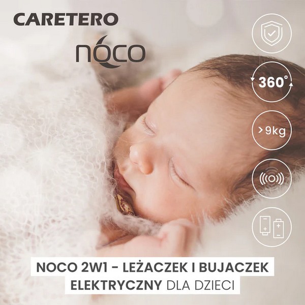Продукт Caretero Rocker Noco - Шезлонг и люлка 2в1 - 0 - BG Hlapeta