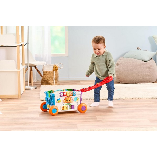 Продукт  Vtech Интерактивна играчка - Количка за дърпане с активности - 0 - BG Hlapeta