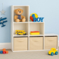 Продукт GINGER HOME Детска Етажерка, Органайзер за Играчки,  с 6 Отделения и Текстилни Кутии - 12 - BG Hlapeta