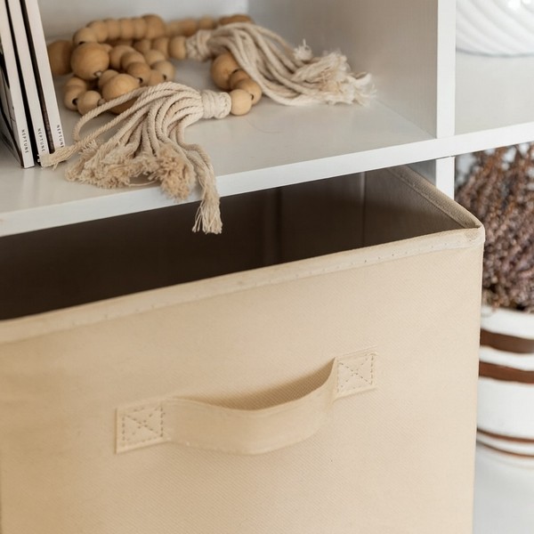 Продукт GINGER HOME Детска Етажерка, Органайзер за Играчки,  с 6 Отделения и Текстилни Кутии - 0 - BG Hlapeta