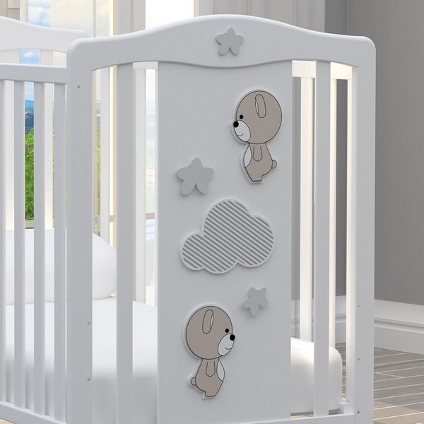 Продукт Bambino Casa Giochi divertenti cot bianco - Бебешко легло - 0 - BG Hlapeta