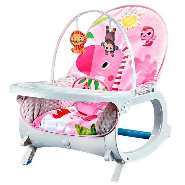 Продукт TEANTOYS - 2 в 1 бебешки шезлонг и люлка с вибрация и арка с играчки - 0 - BG Hlapeta